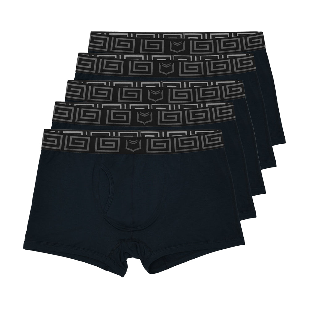 SHEATH 2.1 Bamboo Men's Dual Pouch Trunk 3 inch 5-Pack – men's bamboo dual pouch trunk 5-pack