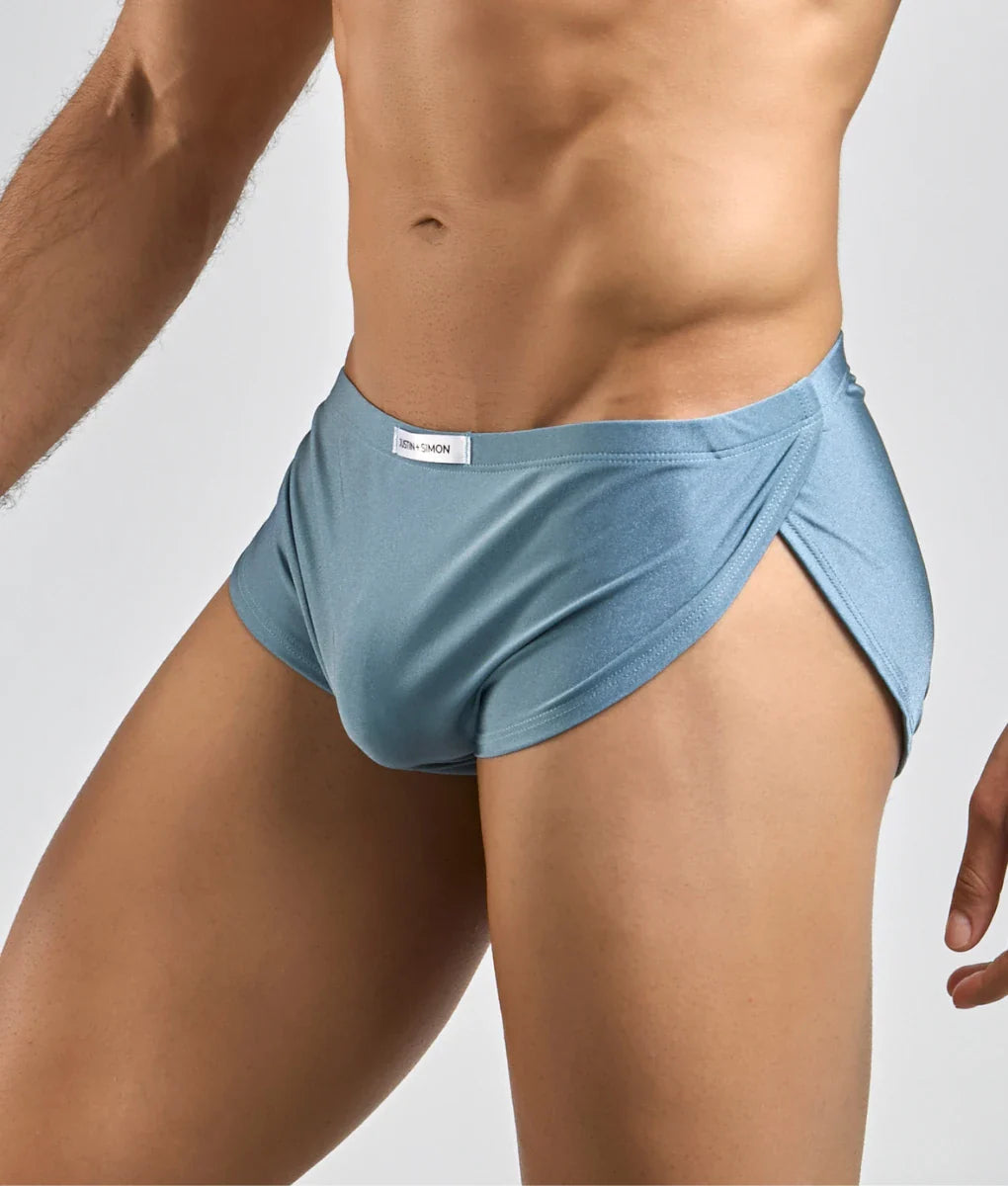 Malebasics Justin + Simon men's running short – athletic performance moisture-wicking shorts