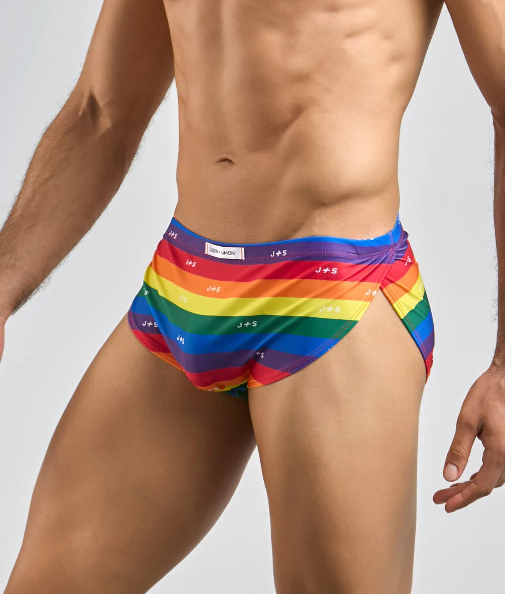 Malebasics Justin + Simon men's running short – athletic performance moisture-wicking shorts