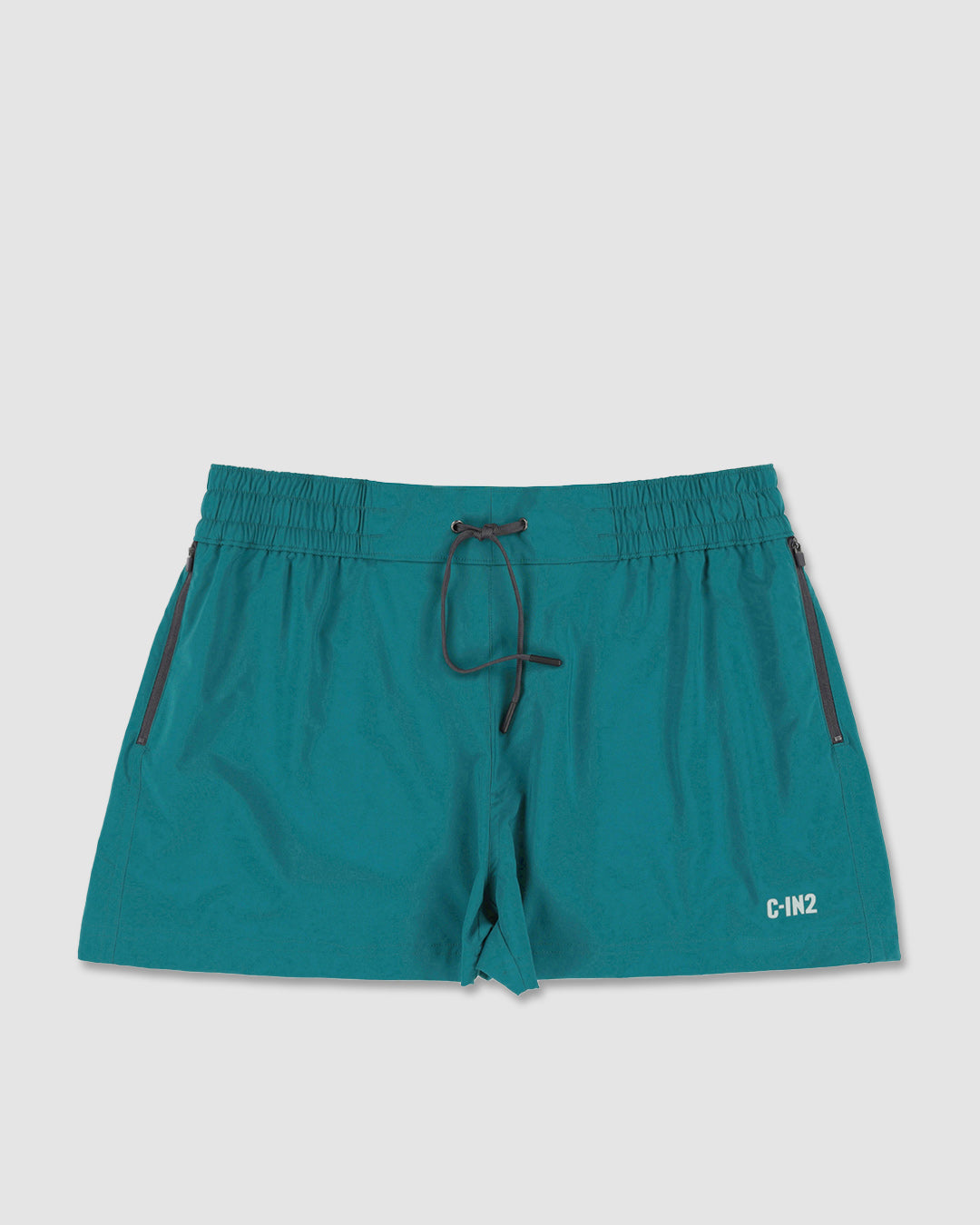 C-IN2 Swim Shorts in solid teal – men's 3 inch mid-rise swim shorts quick dry
