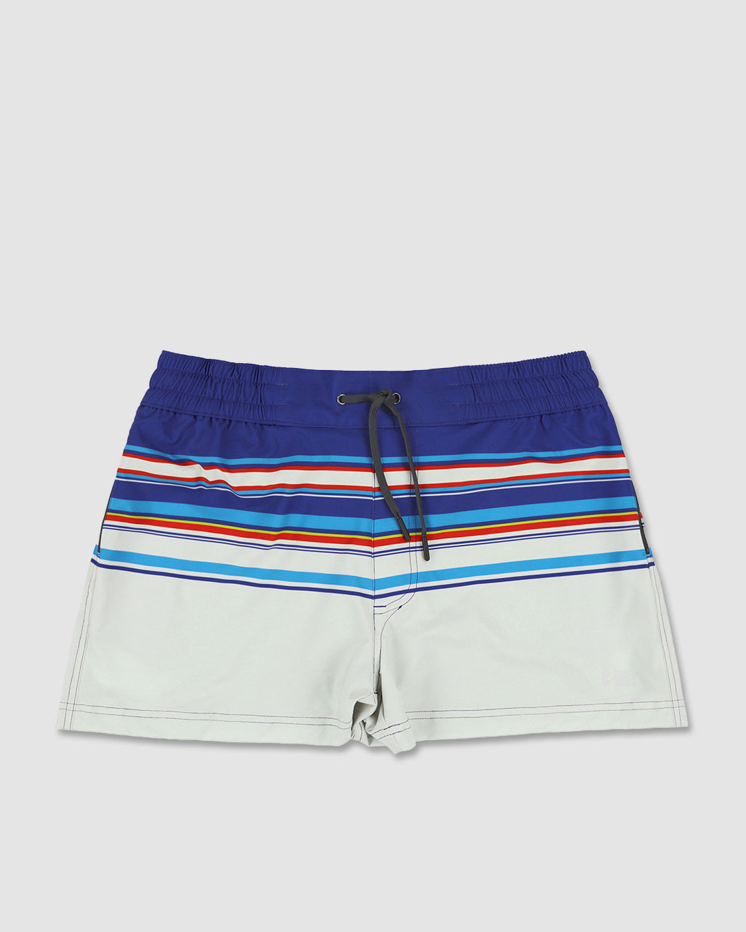 C-IN2 Poolside Swim Shorts in navy white horizontal stripes – men's 3 inch striped swim shorts