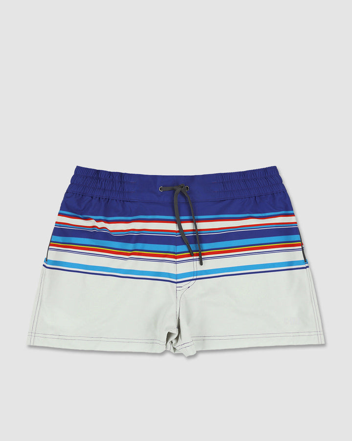 C-IN2 Poolside Swim Shorts in navy white horizontal stripes – men's 3 inch striped swim shorts