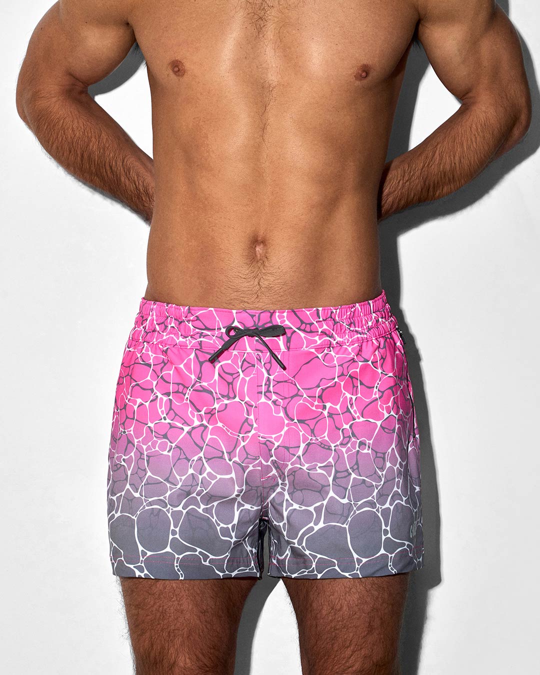 C-IN2 Swim Shorts in acqua pink – men's 3 inch inseam mid-rise swim shorts quick dry