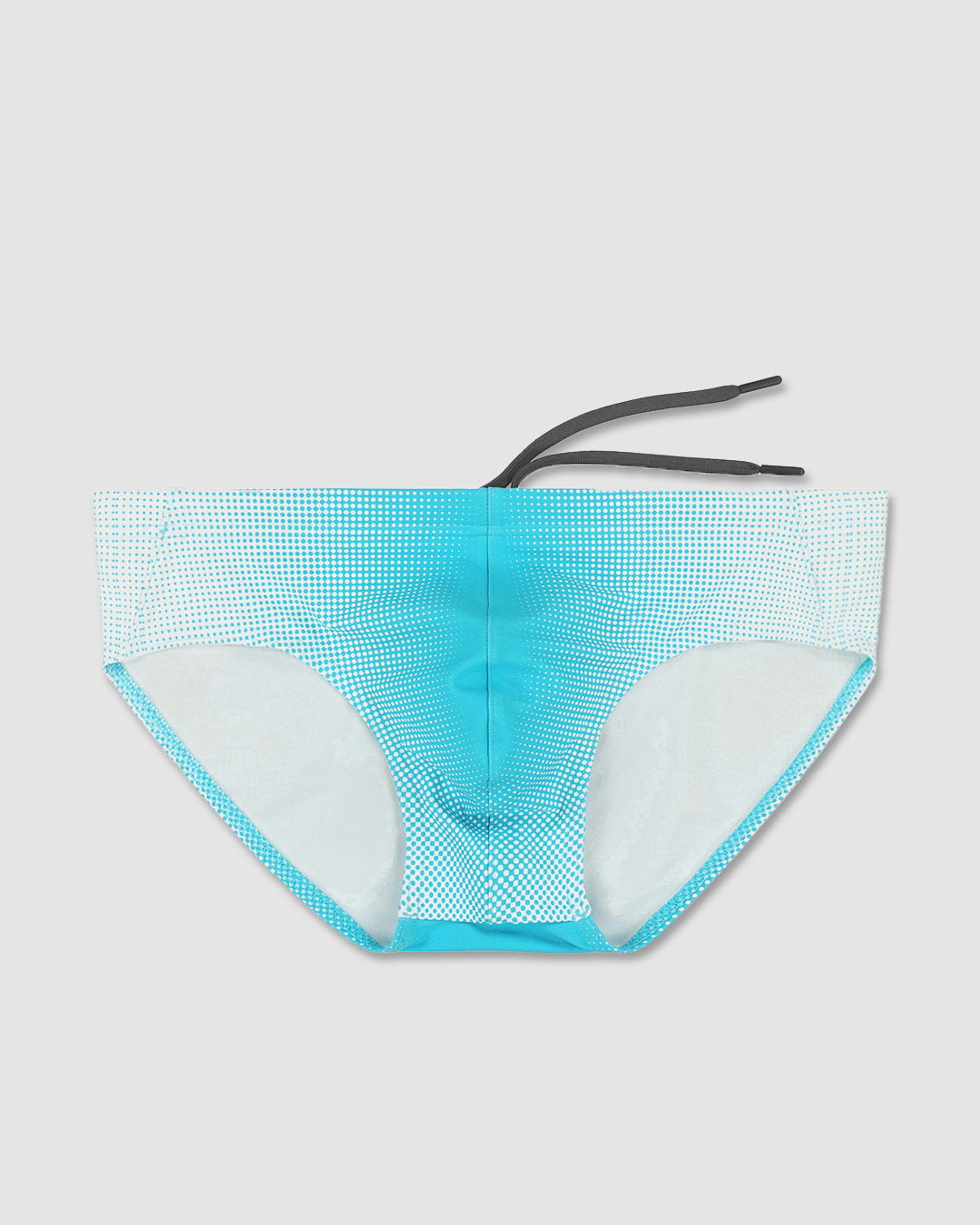 C-IN2 Swim Brief in neon blue super bright halftone – men's neon graphic low-rise swim brief