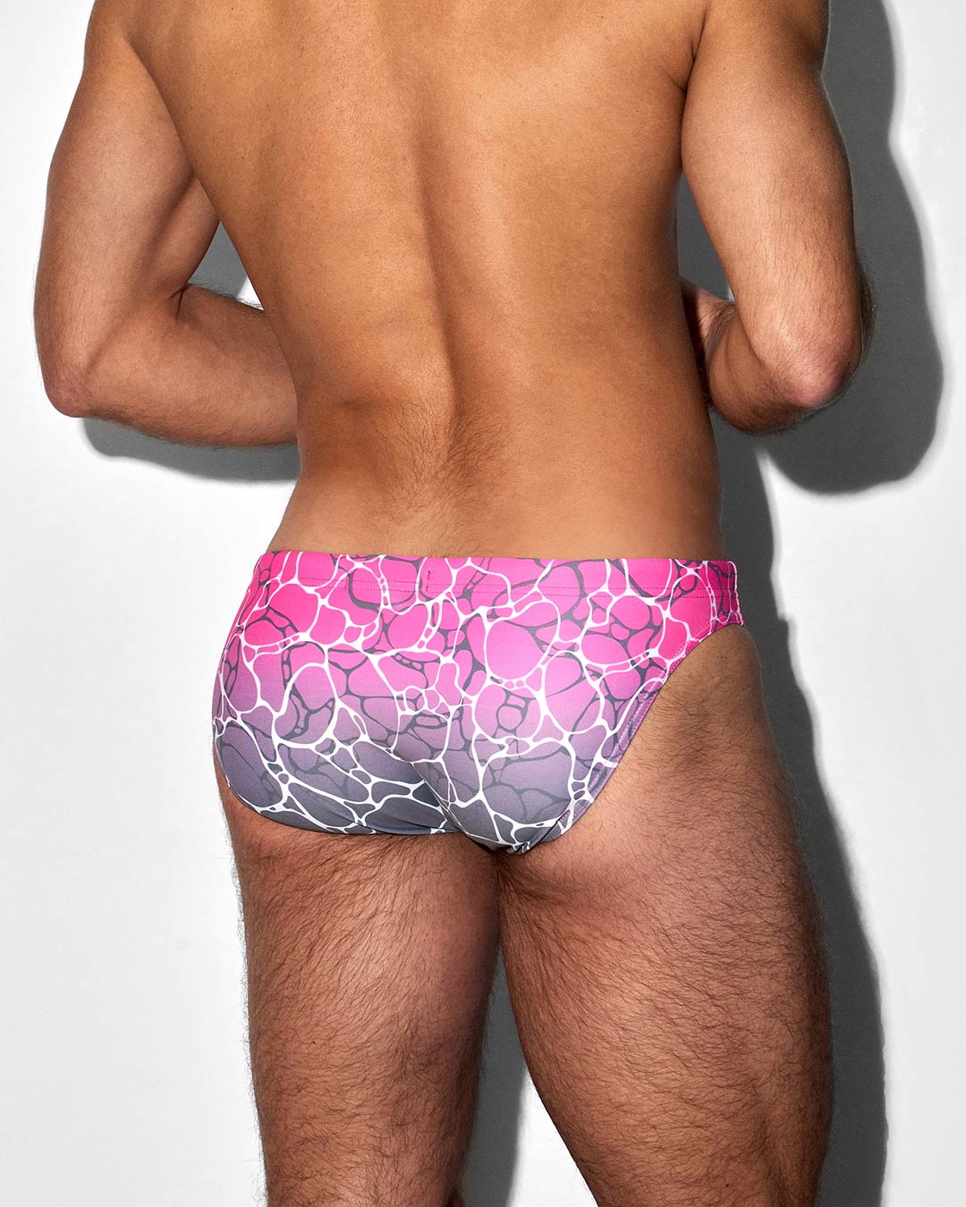 C-IN2 Swim Tanga in acqua pink – men's low-rise swim tanga between brief and thong
