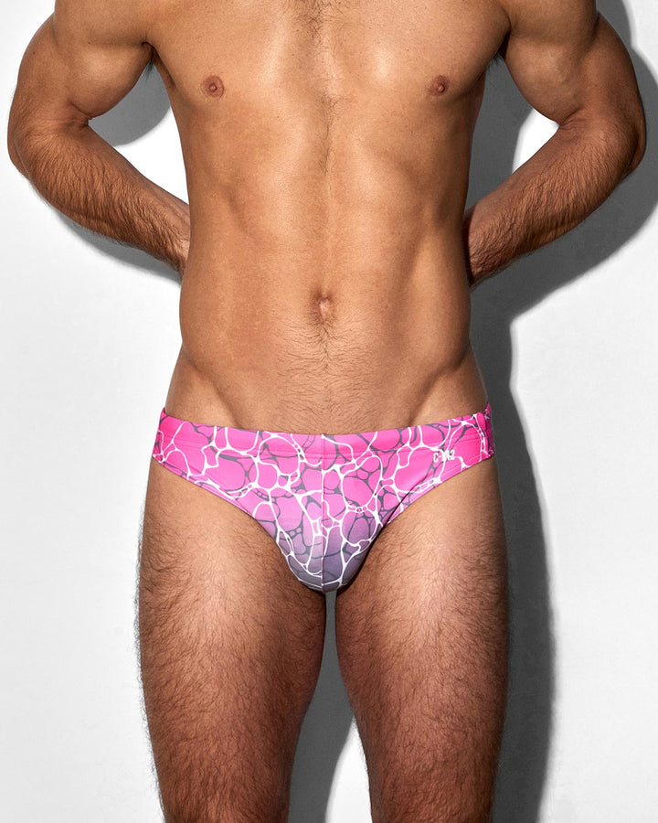 C-IN2 Swim Tanga in acqua pink – men's low-rise swim tanga between brief and thong