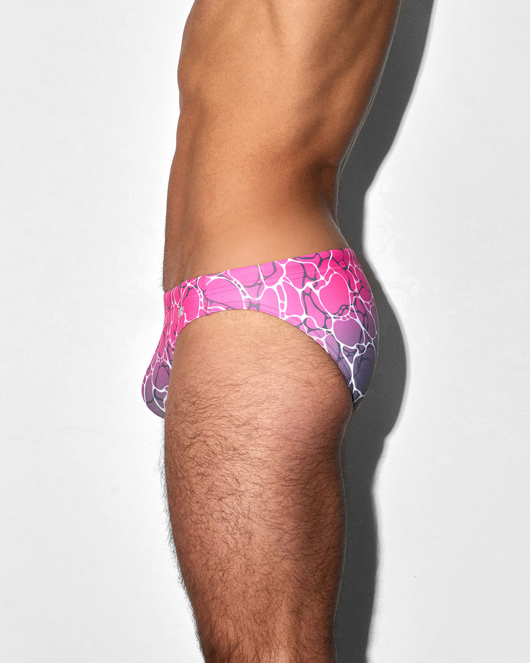 C-IN2 Swim Tanga in acqua pink – men's low-rise swim tanga between brief and thong