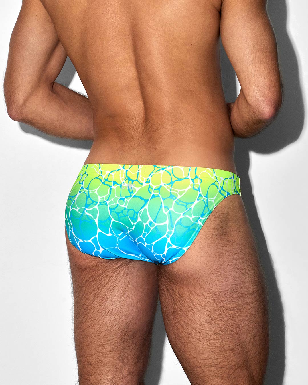 C-IN2 Swim Tanga in acqua yellow – men's low-rise swim tanga between brief and thong