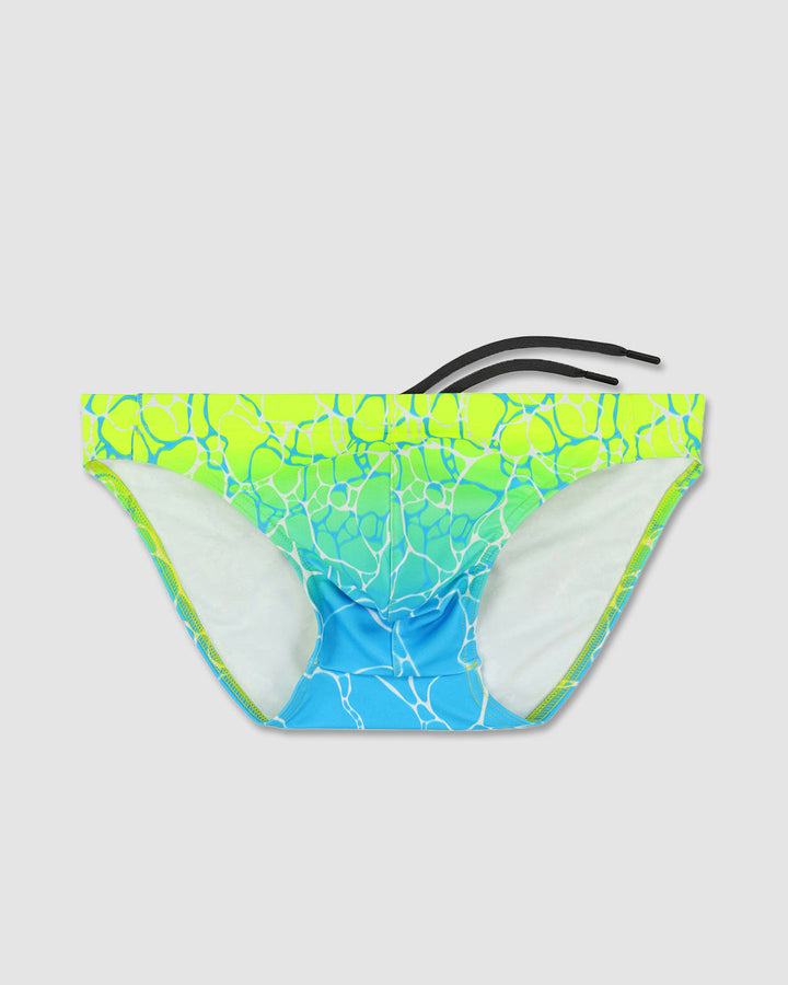 C-IN2 Swim Tanga in acqua yellow – men's low-rise swim tanga between brief and thong