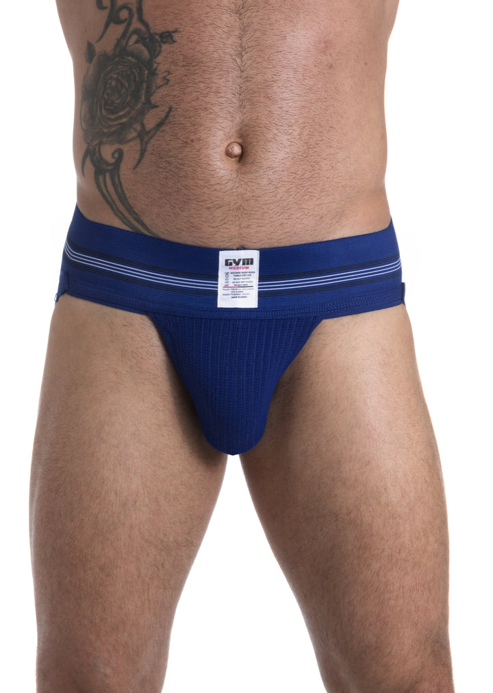 GYM Old School 2.0 Jockstrap - Men's Athletic Supporter with 3" Wide Waistband