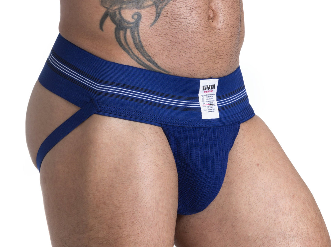 GYM Old School 2.0 Jockstrap - Men's Athletic Supporter with 3" Wide Waistband