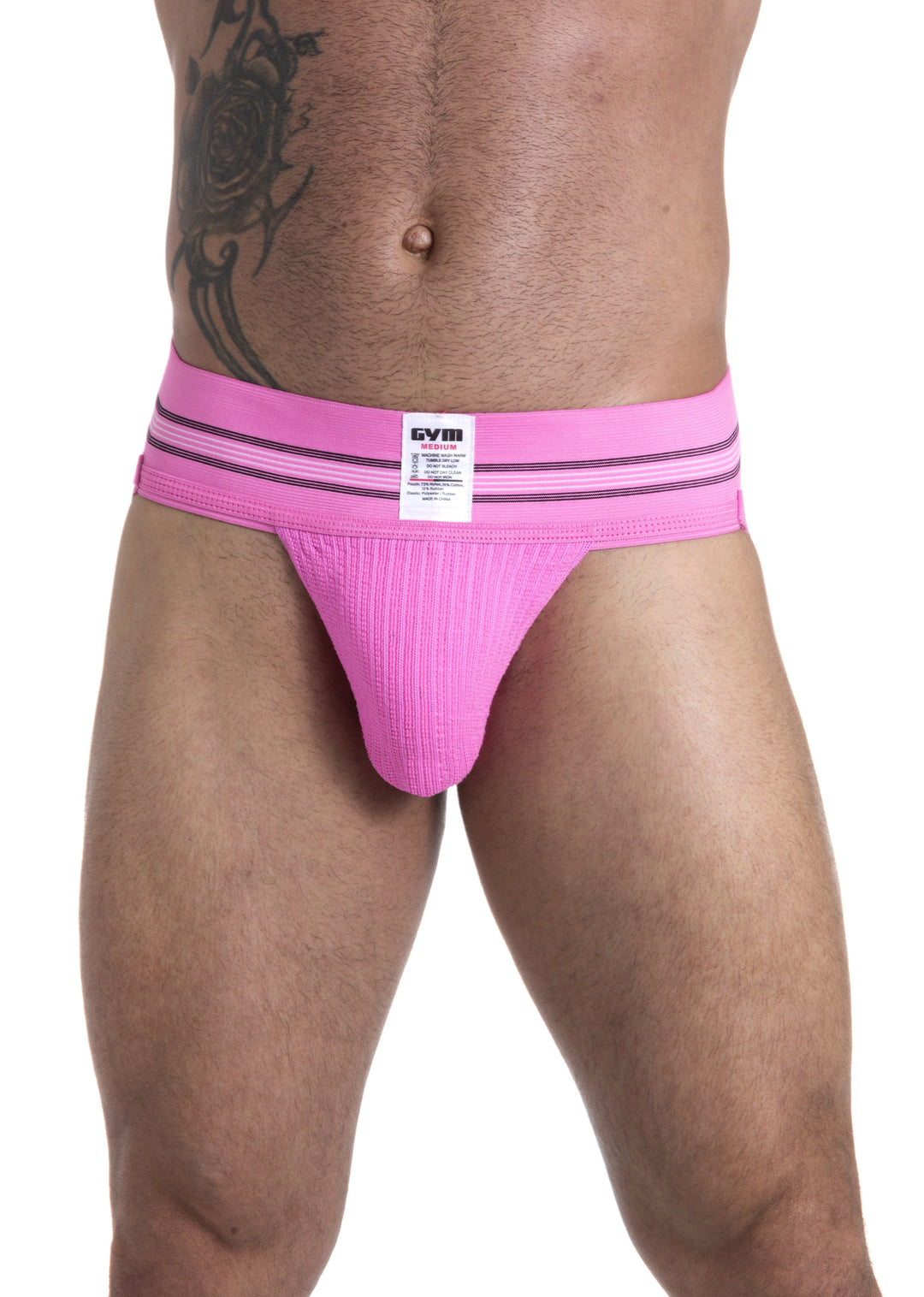 GYM Old School 2.0 Jockstrap - Men's Athletic Supporter with 3" Wide Waistband