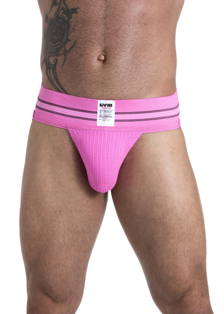 GYM Old School 2.0 Jockstrap - Men's Athletic Supporter with 3" Wide Waistband