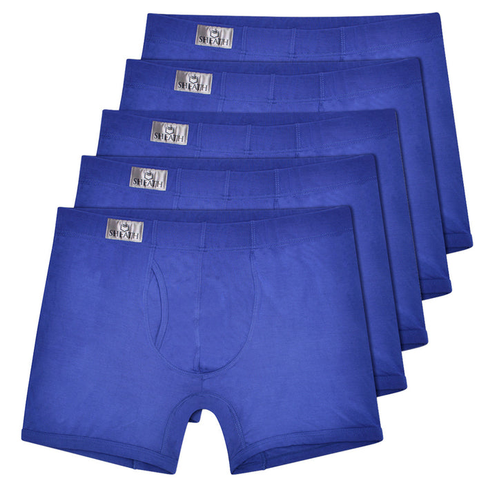 SHEATH 3.21 Modal Men's Dual Pouch Boxer Brief 5 inch 5-Pack – men's modal dual pouch boxer brief 3.21