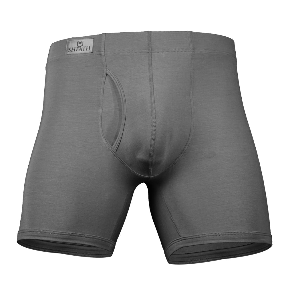 SHEATH 3.21 Modal Men's Dual Pouch Boxer Brief 5 inch 5-Pack – men's modal dual pouch boxer brief 3.21