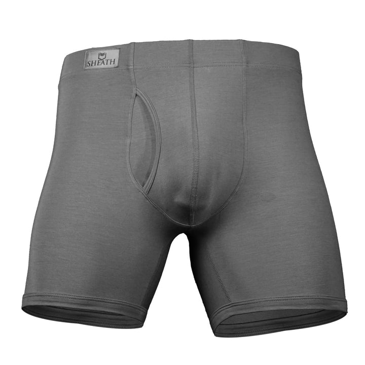 SHEATH 3.21 Modal Men's Dual Pouch Boxer Brief 5 inch 5-Pack – men's modal dual pouch boxer brief 3.21