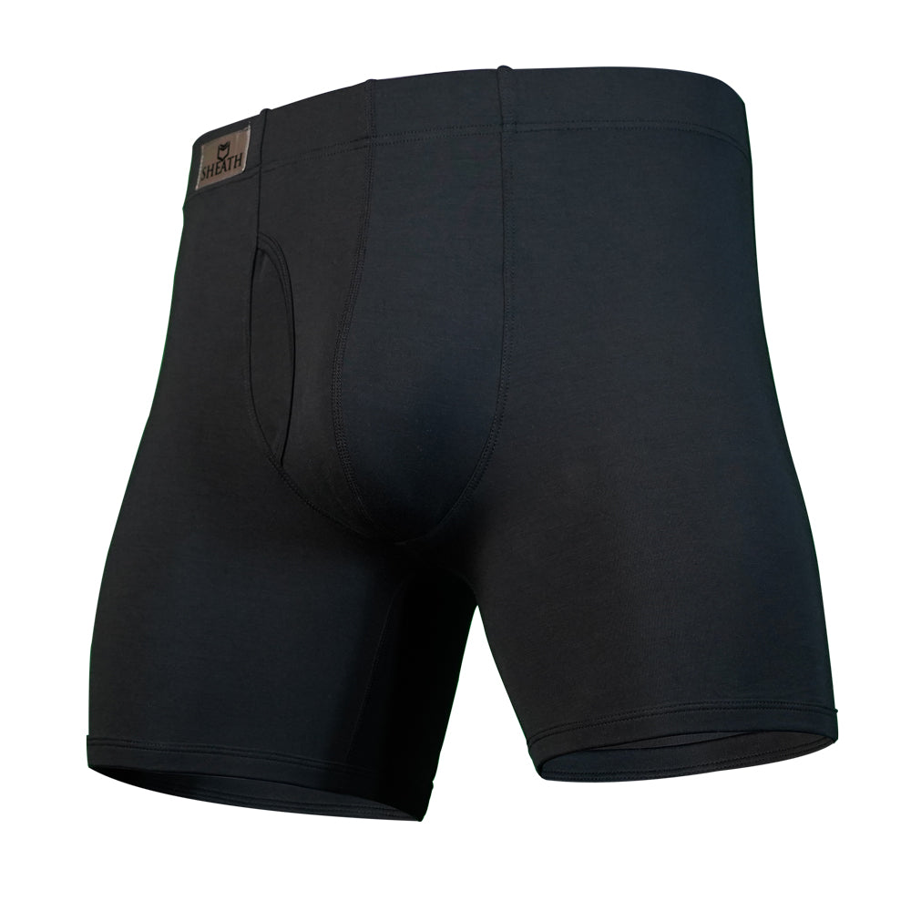 SHEATH 3.21 Modal Men's Dual Pouch Boxer Brief 5 inch 5-Pack – men's modal dual pouch boxer brief 3.21