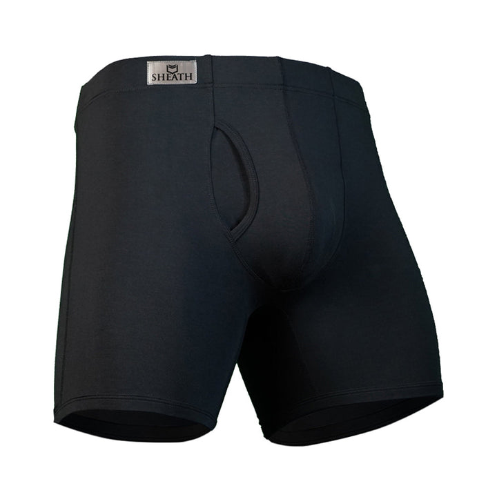 SHEATH 3.21 Modal Men's Dual Pouch Boxer Brief 5 inch 5-Pack – men's modal dual pouch boxer brief 3.21