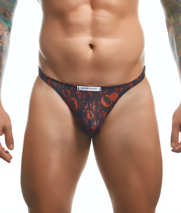 Justin+Simon Classic Thong Fun Prints Men's Thong – men's thongs