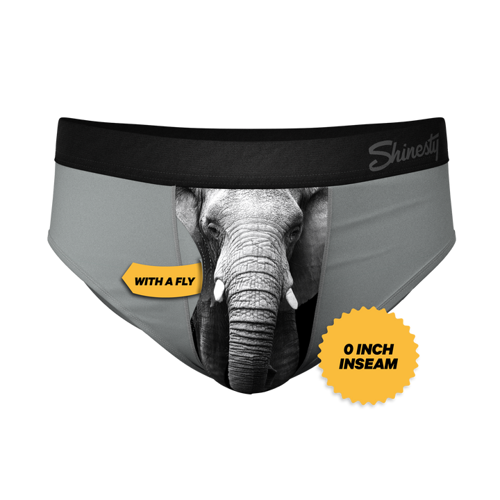 The Junk In The Trunk Elephant Ball Hammock® Briefs - Shinesty Pouch Underwear