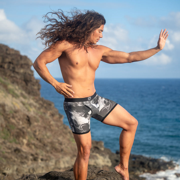 SHEATH 4.0 Men's 5" Dual Pouch Boxer Briefs - Bamboo Fiber Comfort & Separation