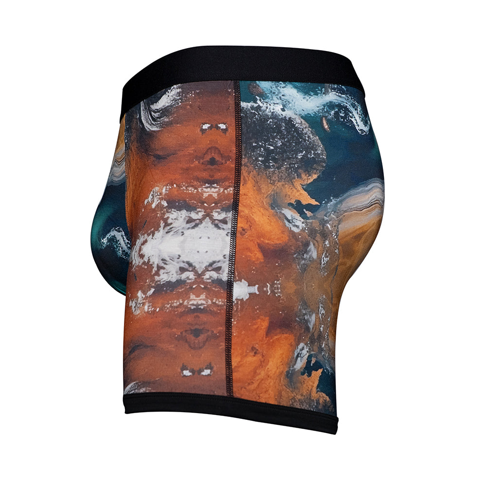 SHEATH 4.0 Men's 5" Dual Pouch Boxer Briefs - Bamboo Fiber Comfort & Separation