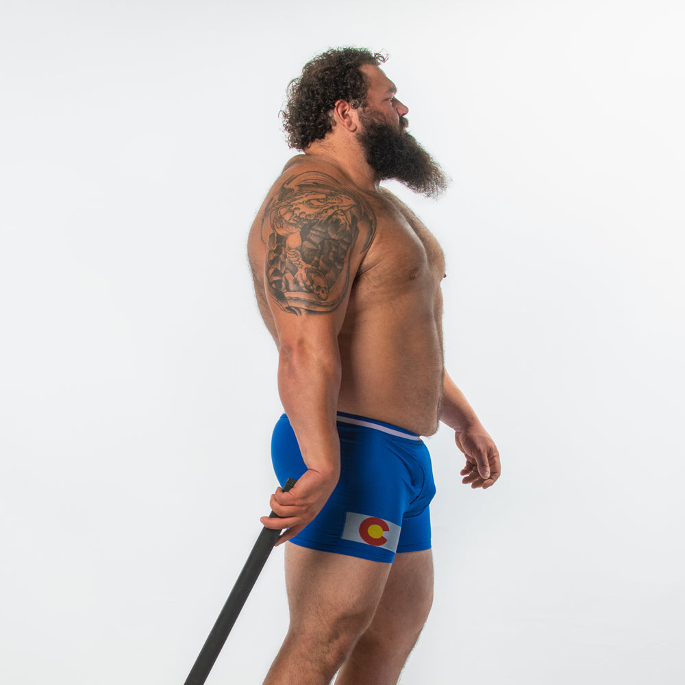 SHEATH 4.0 Colorado Edition Dual Pouch Boxer Brief | Special Print, Patented Separation Technology