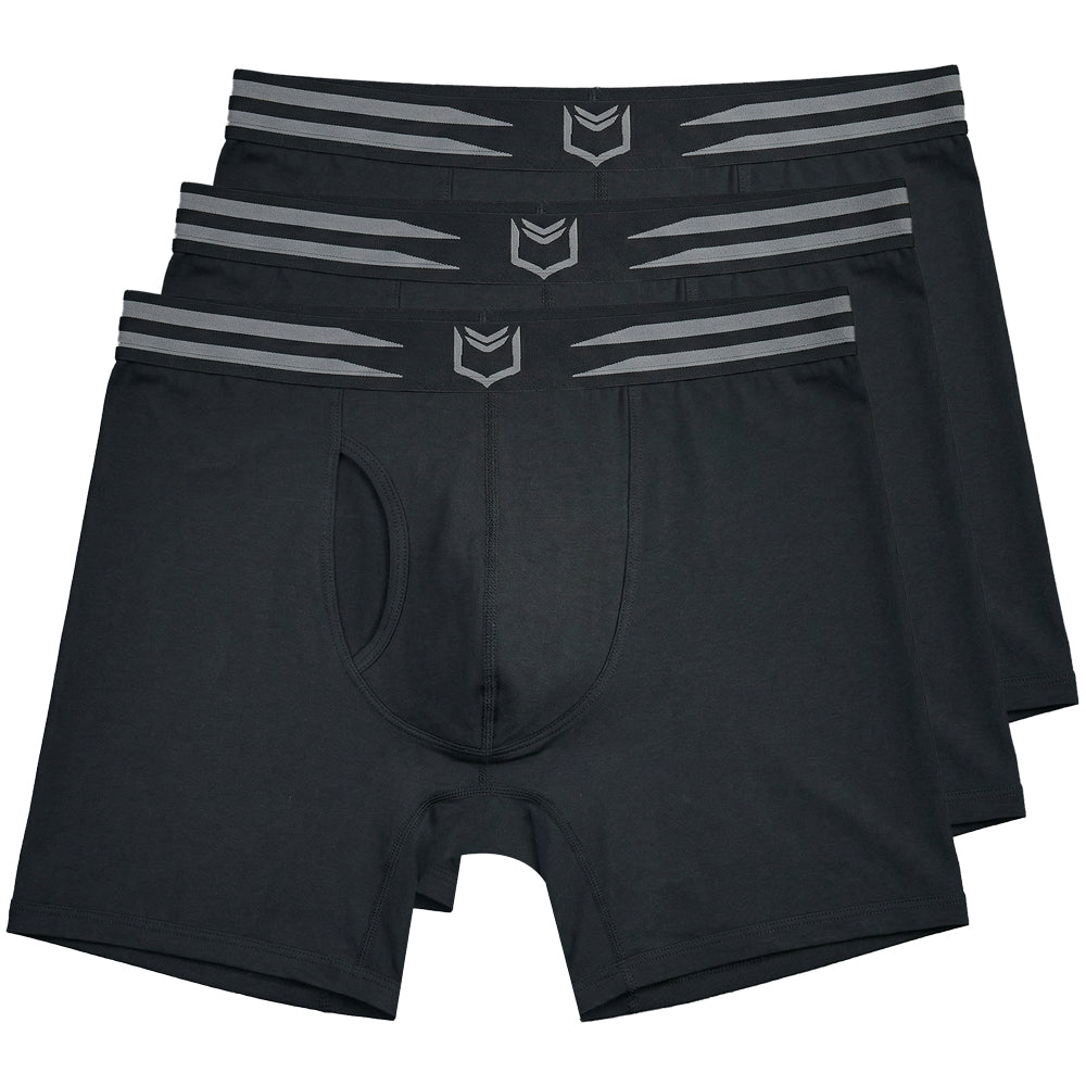 SHEATH 4.0 Cotton Men's Dual Pouch Boxer Brief 5 inch 3-Pack – men's cotton dual pouch boxer brief