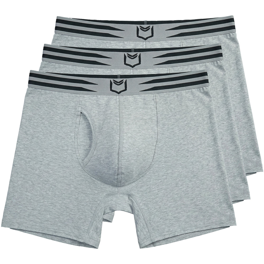 SHEATH 4.0 Cotton Men's Dual Pouch Boxer Brief 5 inch 3-Pack – men's cotton dual pouch boxer brief