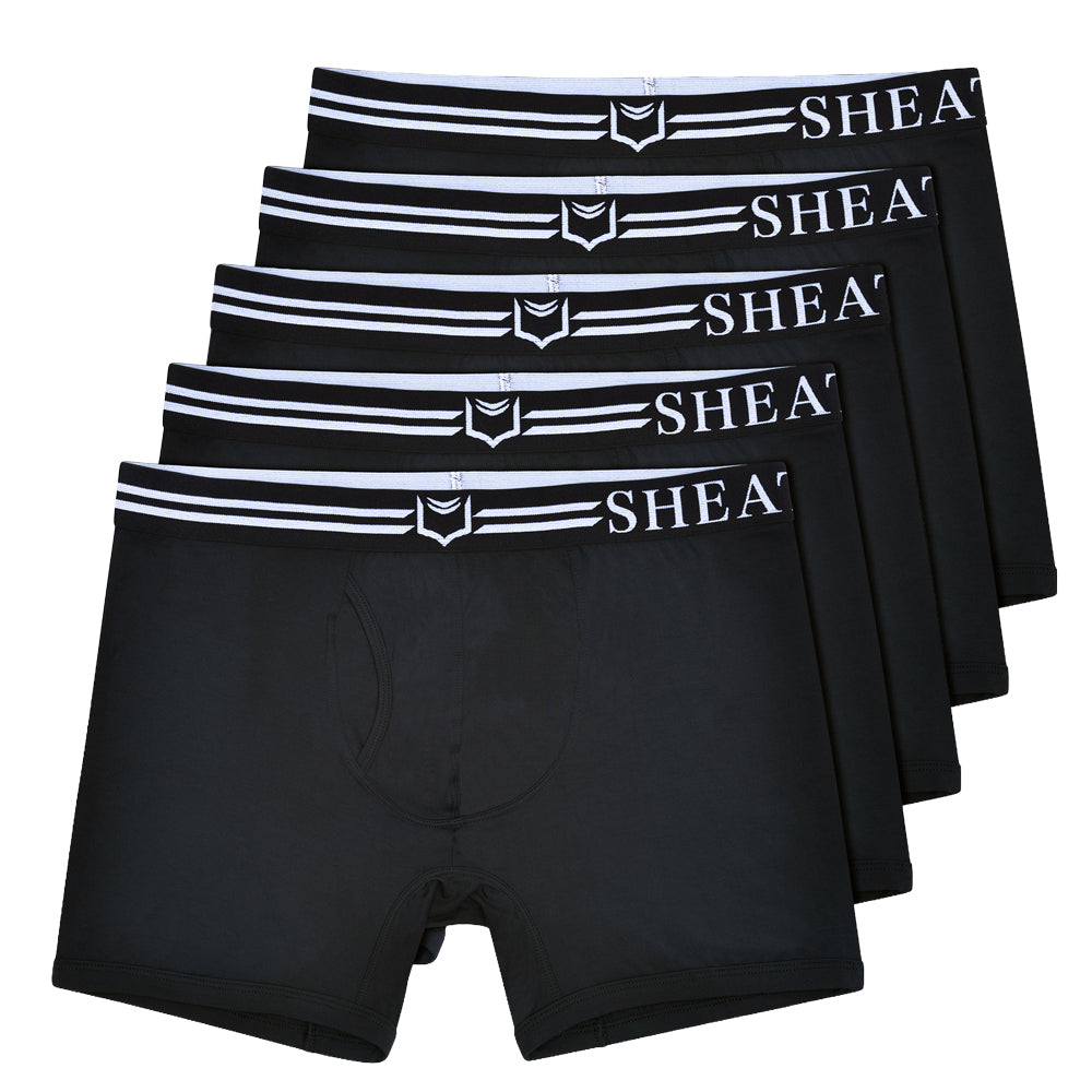SHEATH 4.0 Modal Men's Dual Pouch Boxer Brief 5 inch 5-Pack – men's modal dual pouch boxer brief