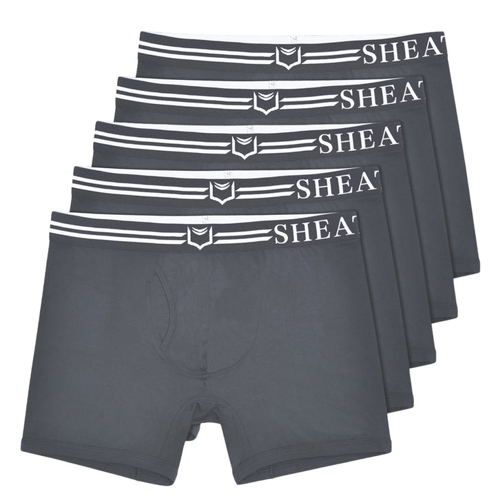 SHEATH 4.0 Modal Men's Dual Pouch Boxer Brief 5 inch 5-Pack – men's modal dual pouch boxer brief