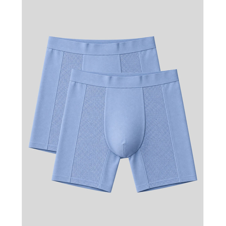 SilkCut Mesh Modal Performance Boxer Briefs 2-Pack – men's breathable mesh modal boxer briefs