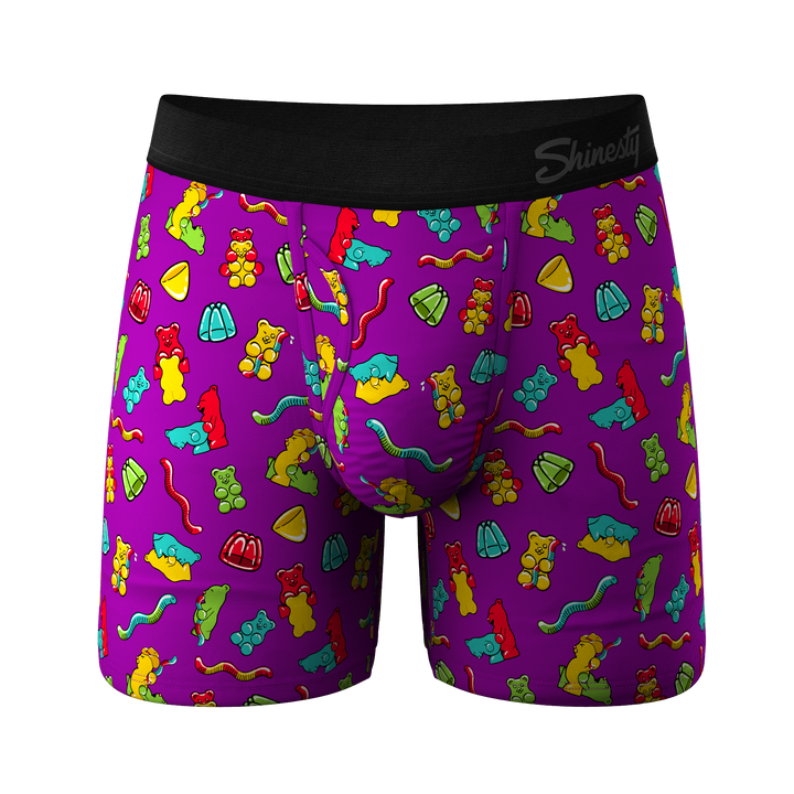Naughty Bears Gummy Bear Boxer Briefs: Ball Hammock® Pouch & Fly