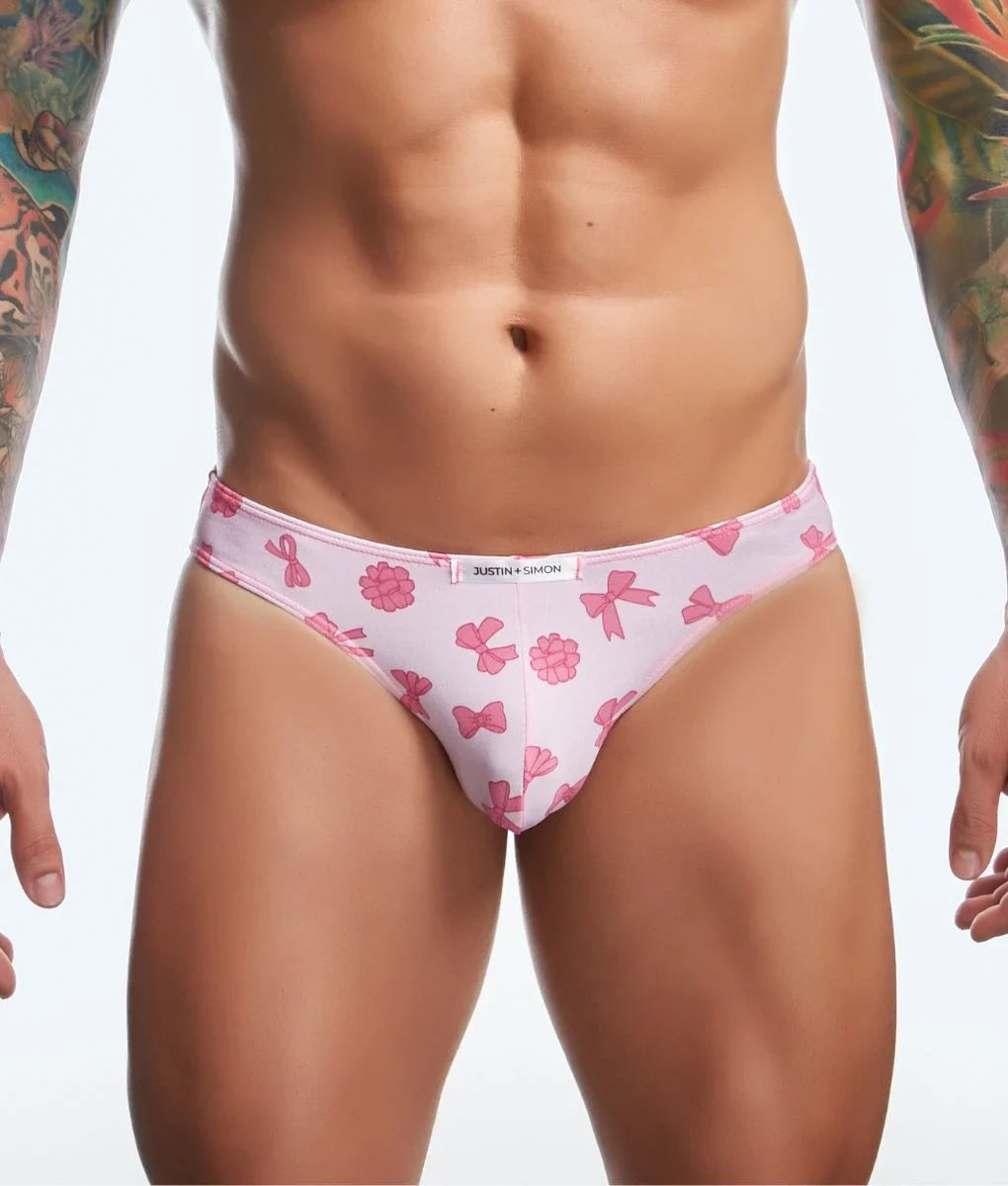 Justin+Simon Printed Bikini Brief Men's Bikini Brief – men's briefs