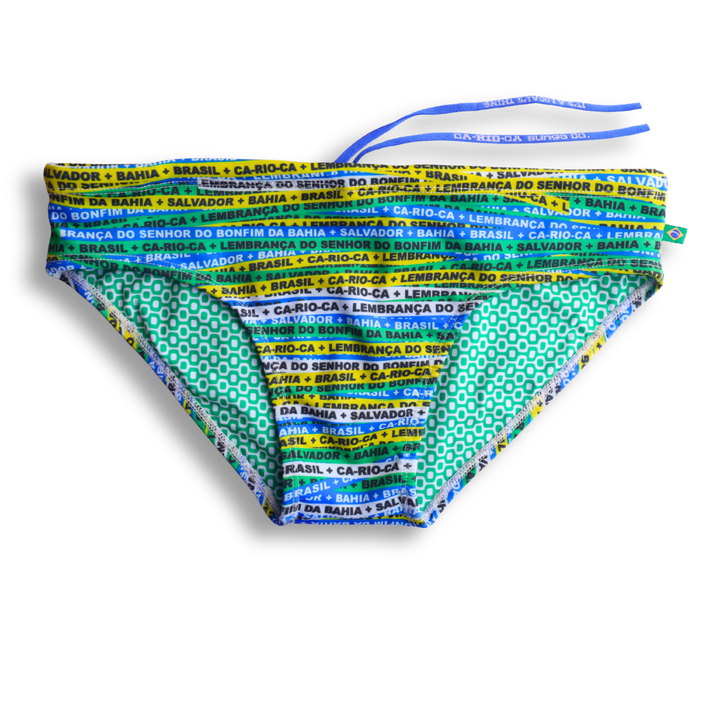 CA-RIO-CA Men's Bonfim Sunga in Brief & Classic cut Designer Swimwear Briefs in 