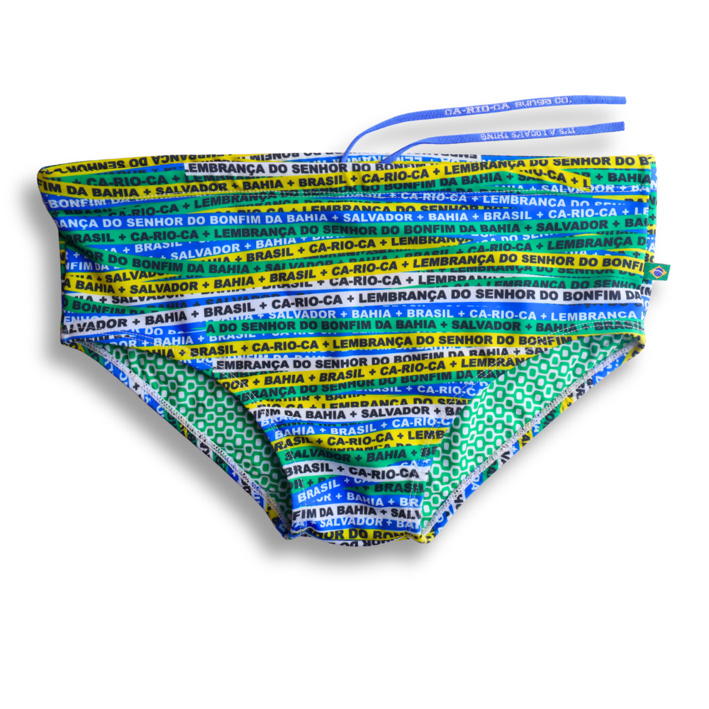 CA-RIO-CA Men's Bonfim Sunga in Brief & Classic cut Designer Swimwear Briefs in 