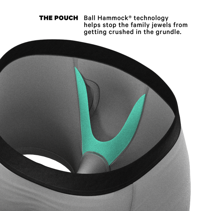The 50 Shades Grey Ball Hammock® Pouch Underwear with Fly | Supportive Boxer Briefs