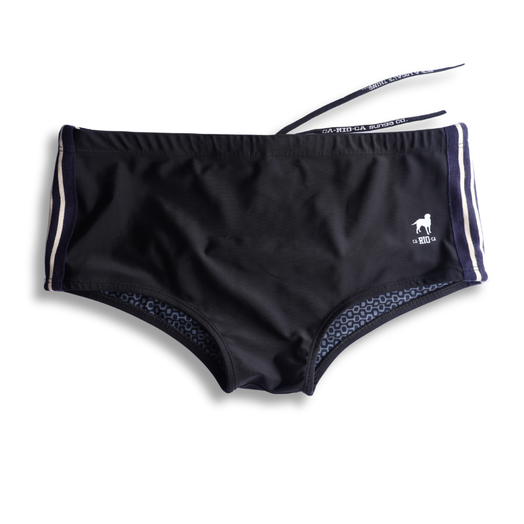 CA-RIO-CA Men's Galão Preto Sunga Designer Swim Shorts Swimwear in 