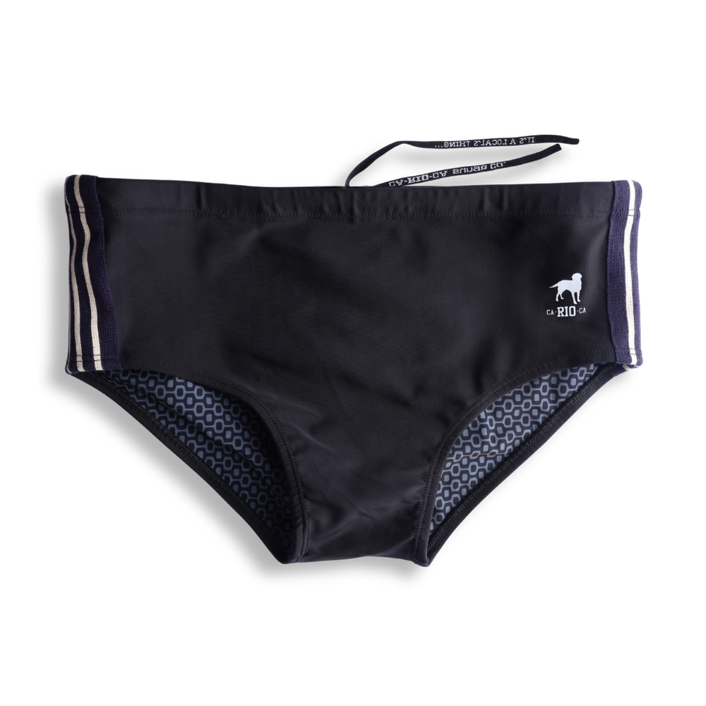 CA-RIO-CA Men's Galão Preto Sunga Designer Swim Shorts Swimwear in 