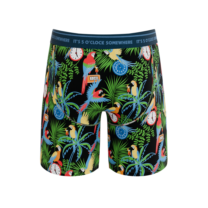 Shinesty x Margaritaville® "The 5 O'Clock Somewhere" Long Leg Ball Hammock® Pouch Underwear (with Fly)