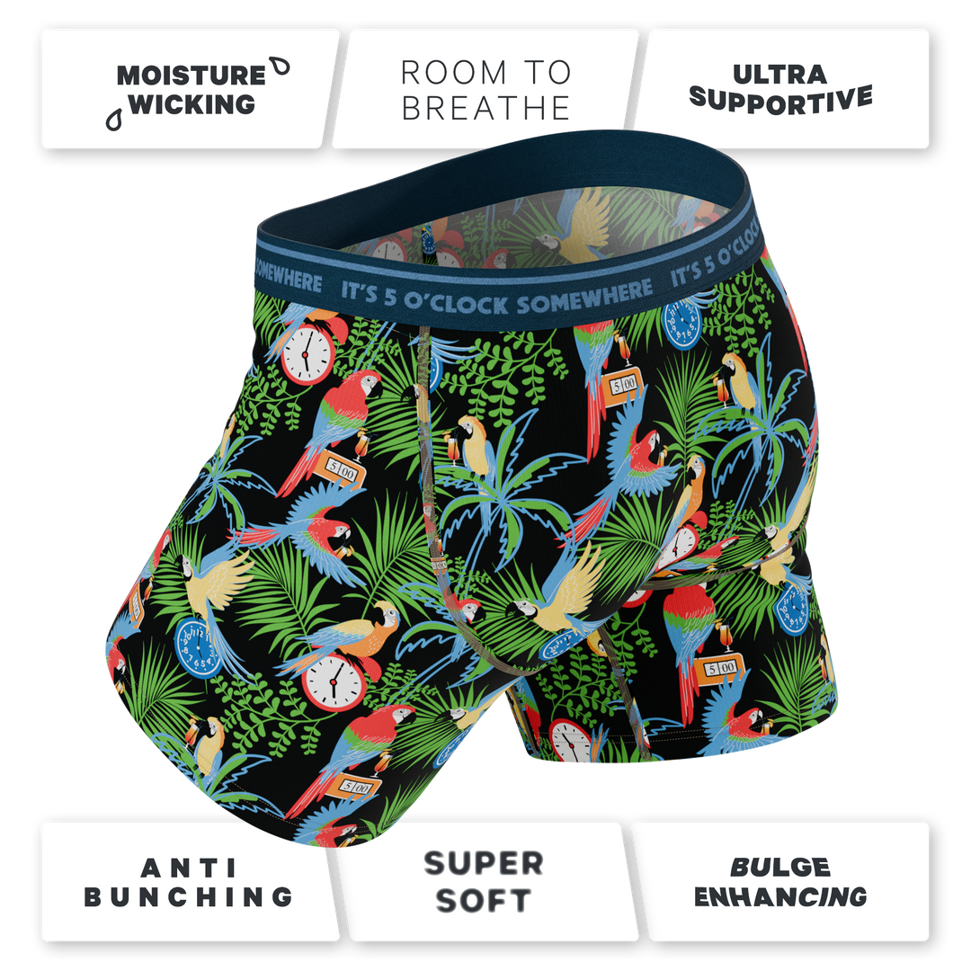 Shinesty x Margaritaville® "The 5 O'Clock Somewhere" Ball Hammock® Pouch Underwear