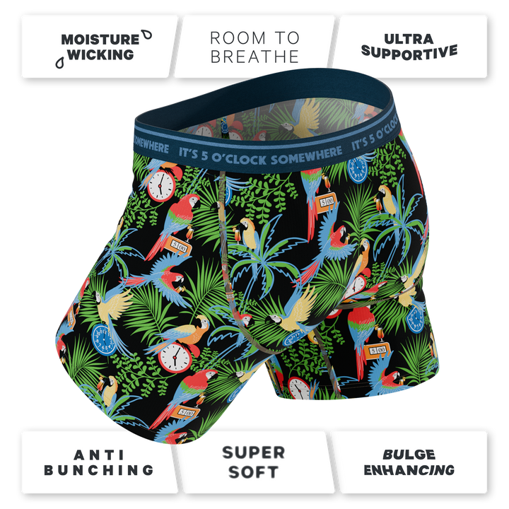 Shinesty x Margaritaville® "The 5 O'Clock Somewhere" Ball Hammock® Pouch Underwear