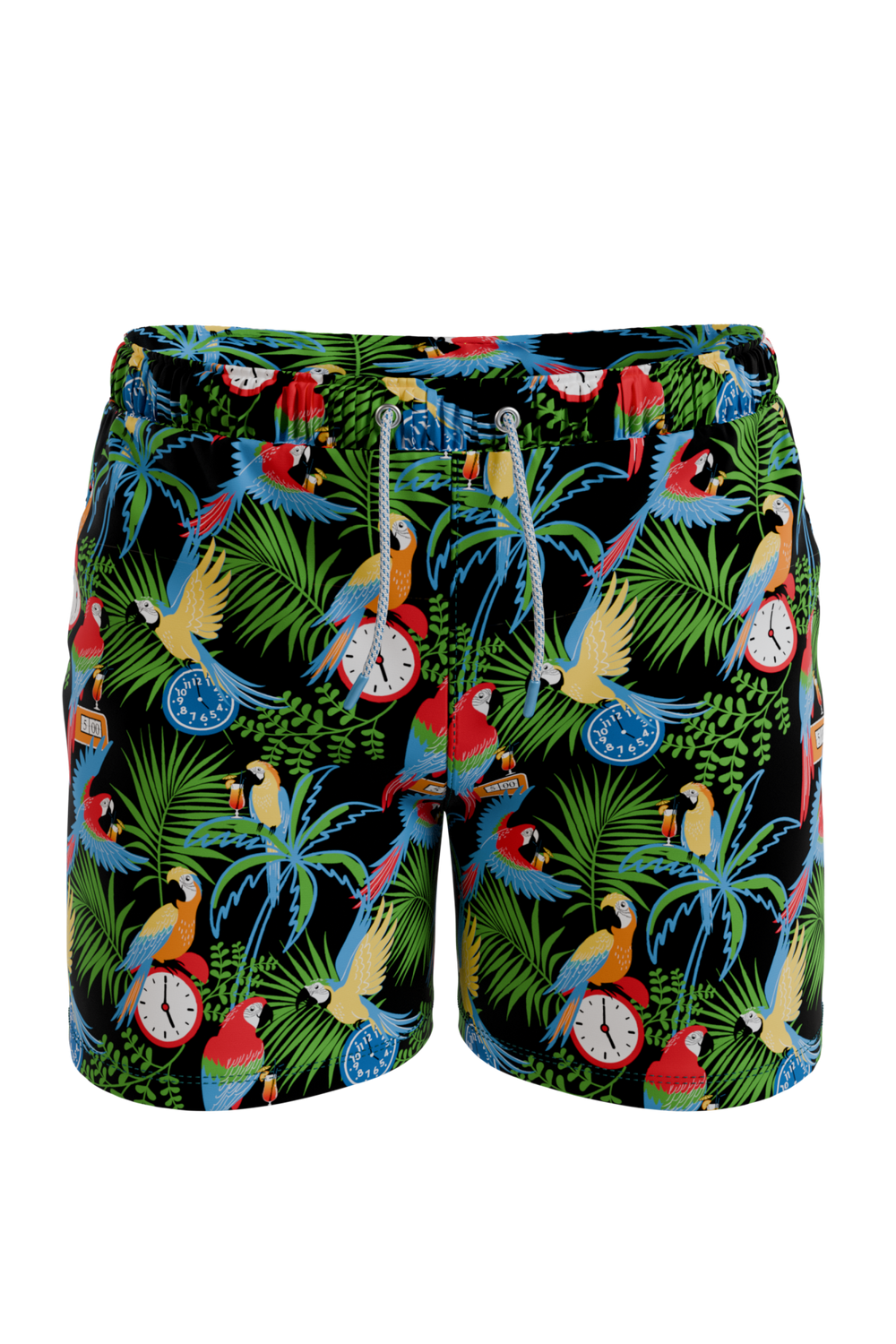 Shinesty The 5 O'Clock Somewhere Margaritaville Ball Hammock 8 inch swim trunks – tropical print