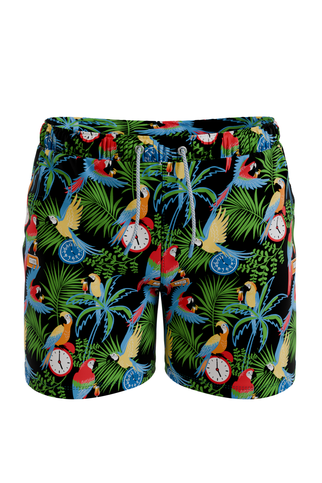 Shinesty The 5 O'Clock Somewhere Margaritaville Ball Hammock 8 inch swim trunks – tropical print