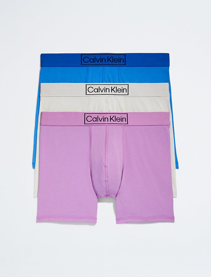 Reimagined Heritage Cotton 3-Pack Boxer Brief - Premium Boxer Briefs from Calvin Klein - Just $49.50! Shop now at Byron's Britches