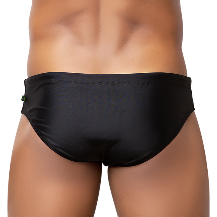 CA-RIO-CA Men's Brief Cut Solids Sunga Male Bathing Suit Briefs in 