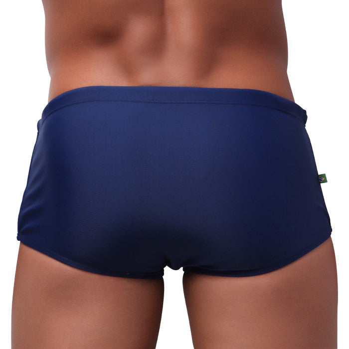 CA-RIO-CA Men's Traditional Square Solids Cut Sunga Male Bathing Suit Swimwear in 