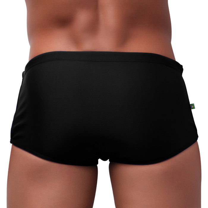 CA-RIO-CA Men's Traditional Square Solids Cut Sunga Male Bathing Suit Swimwear in 