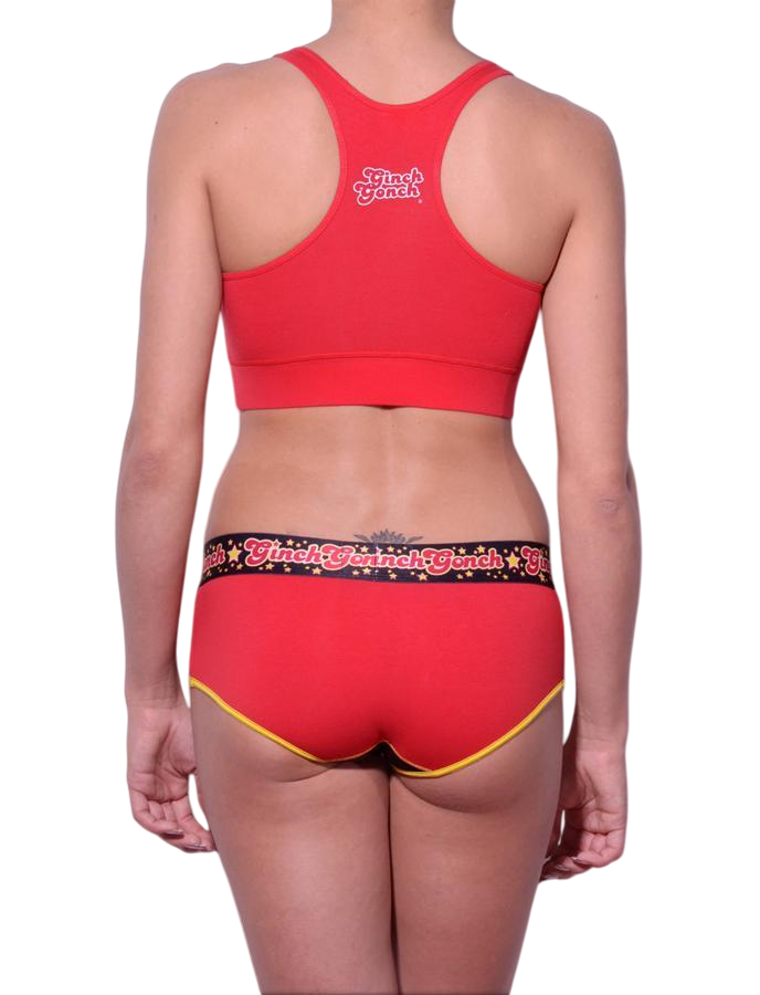 Ginch Gonch Women's Atomic Fireballs Boyfriend Briefs