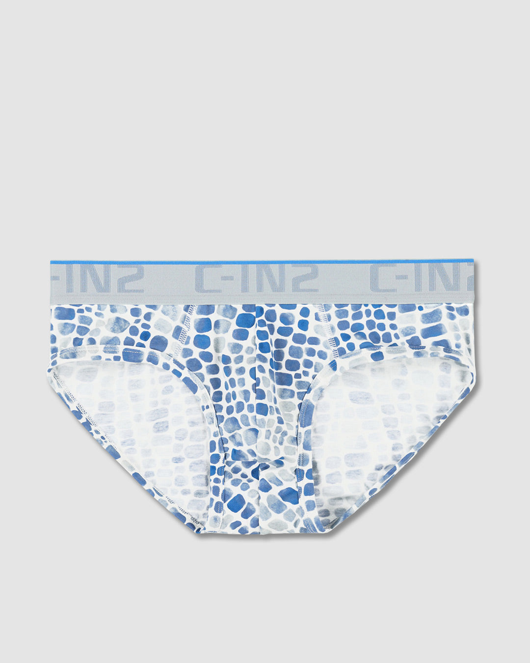 C-IN2 Screenshot Low Rise Brief in crocodile blue – limited edition men's graphic print brief
